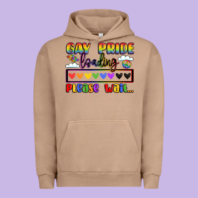 Gay Pride Loading Please Wait Urban Hoodie Designed By Lillyallendesigns