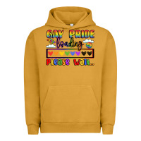 Pigment Peanut Butter gay pride loading please wait Urban Hoodie - LillyAllenDesigns