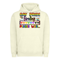Pigment Pistachio gay pride loading please wait Urban Hoodie - LillyAllenDesigns