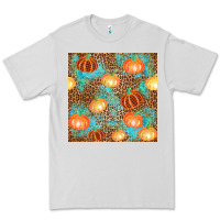 Dove Grey plaid fall pumpkin seamless Premium Tee - AdoDesignShop
