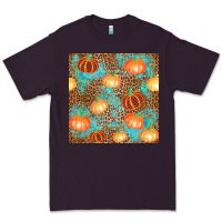 Plum plaid fall pumpkin seamless Premium Tee - AdoDesignShop