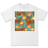 White plaid fall pumpkin seamless Premium Tee - AdoDesignShop