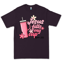 Plum jesus fills my cup Premium Tee - JahusDesignShop