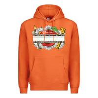 Carrot floral teacher custom name Premium Hoodie - CowGirlArtShop