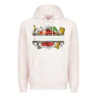 Pale Pink floral teacher custom name Premium Hoodie - CowGirlArtShop