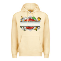 Pina Colada floral teacher custom name Premium Hoodie - CowGirlArtShop