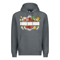 Rock floral teacher custom name Premium Hoodie - CowGirlArtShop