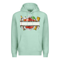 Seafoam floral teacher custom name Premium Hoodie - CowGirlArtShop