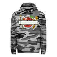Slate Camo floral teacher custom name Premium Hoodie - CowGirlArtShop