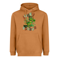Meerkat Lucky Saurus Heavyweight Hoodie - CowGirlArtShop