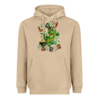 Mushroom Lucky Saurus Heavyweight Hoodie - CowGirlArtShop