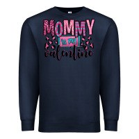 Navy mommy is my valentine Premium Sweatshirt - OliviaCreatesArt