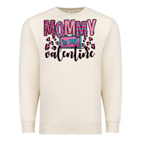 Sandshell mommy is my valentine Premium Sweatshirt - OliviaCreatesArt