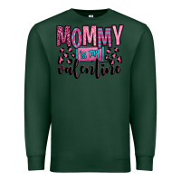 Sports Green mommy is my valentine Premium Sweatshirt - OliviaCreatesArt