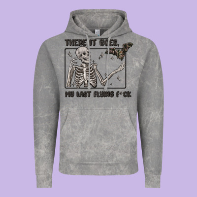 There It Goes My Last Flying Fck Vintage Hoodie Designed By Maliassmallbusiness