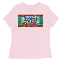 Bubblegum Pink american babe Ladies Tee - Artiststas