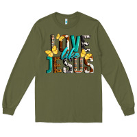 Army Green Love Like Jesus Long Sleeve Tee - LillyAllenDesigns