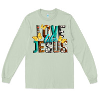 Matcha Love Like Jesus Long Sleeve Tee - LillyAllenDesigns