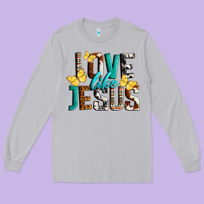 Love Like Jesus Long Sleeve Tee Designed By Lillyallendesigns