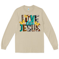 Mushroom Love Like Jesus Long Sleeve Tee - LillyAllenDesigns