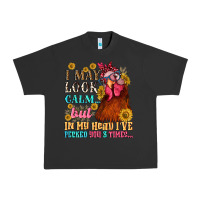 Pigment Black i may look calm but in my head i pecked you three Urban Heavy Tee - NancyCooperArtShop