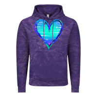 Cloud Purple Mermaid Heart Vintage Hoodie - Jasminsmagicworld