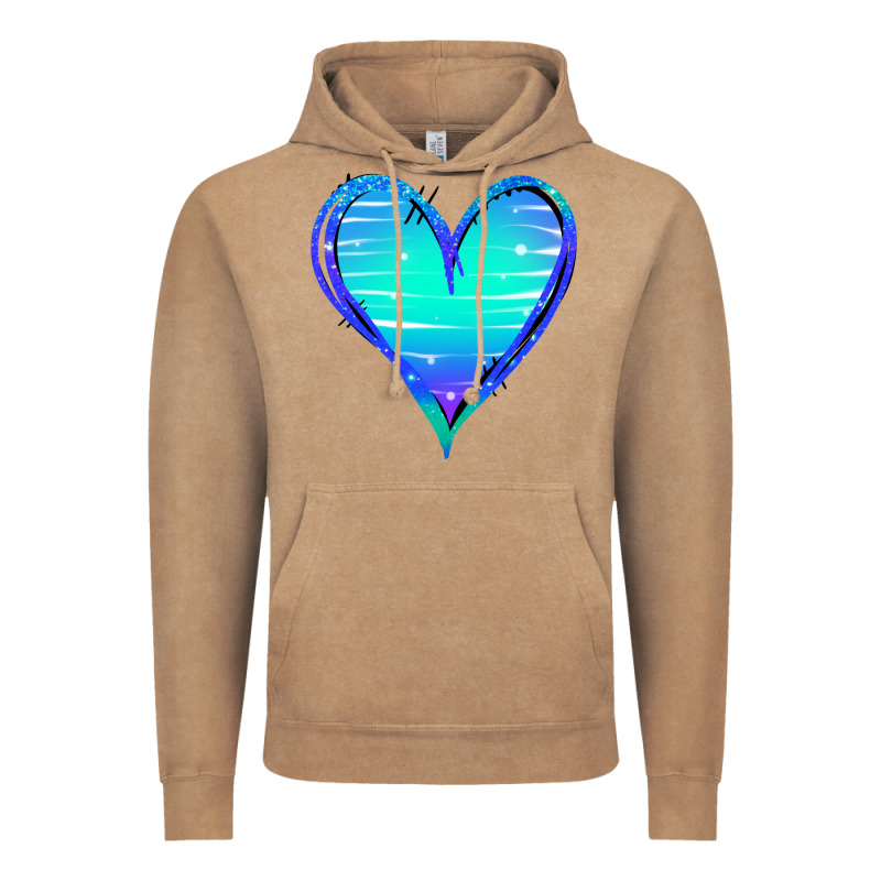 Mermaid Heart Vintage Hoodie by Jasminsmagicworld | Teevron