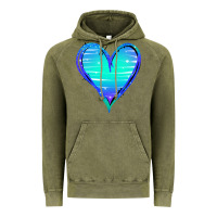 Vintage Olive Mermaid Heart Vintage Hoodie - Jasminsmagicworld