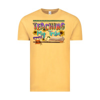 Vintage Mustard teaching my tribe Vintage Tee - NancyCooperArtShop