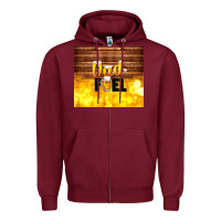 Burgundy dad fuel father's day Zipper Hoodie - TumblerDesignByShophia