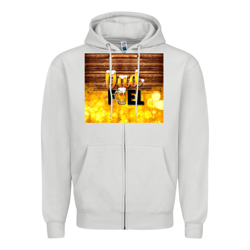 Dad Fuel Father's Day Zipper Hoodie by TumblerDesignByShophia | Teevron