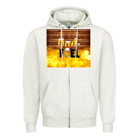Oatmeal Heather dad fuel father's day Zipper Hoodie - TumblerDesignByShophia
