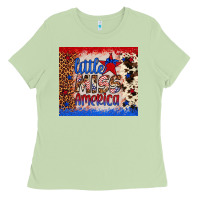 Matcha little miss america Ladies Tee - Artiststas