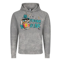 Cloud Rock staying alive Vintage Hoodie - MaliasSmallBusiness
