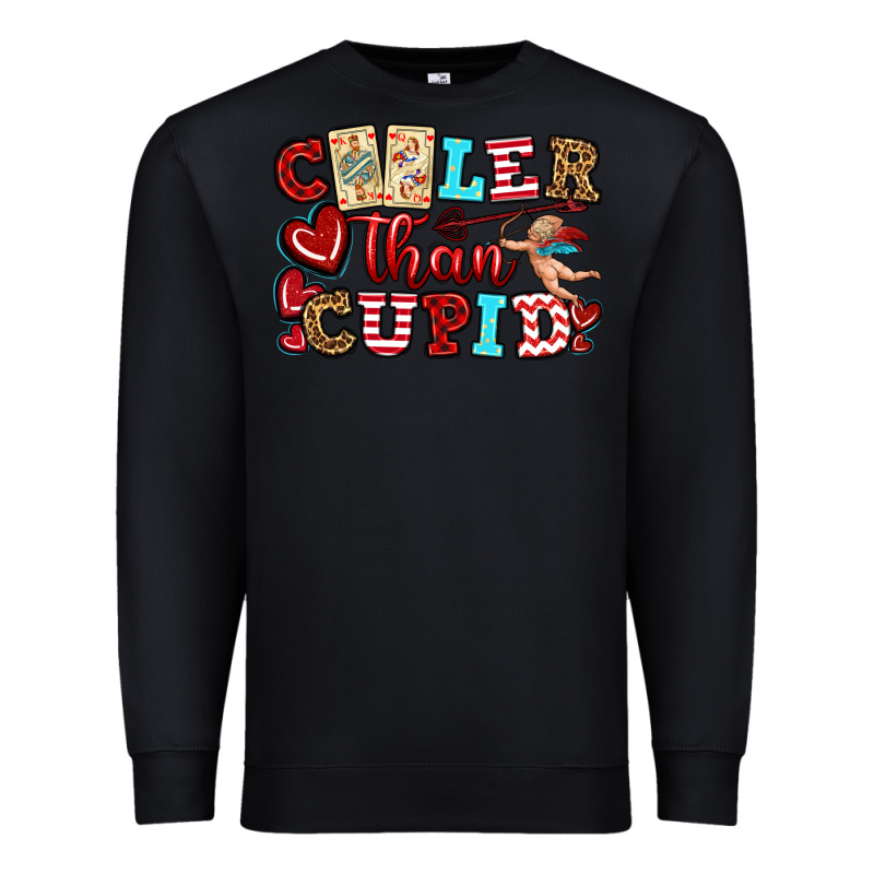Cooler Than Cupid Premium Sweatshirt by OliviaCreatesArt | Teevron