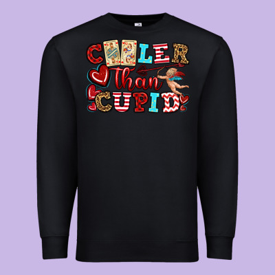 Cooler Than Cupid Premium Sweatshirt Designed By Oliviacreatesart