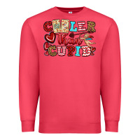 Cardinal cooler than cupid Premium Sweatshirt - OliviaCreatesArt