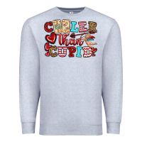 Heather Grey cooler than cupid Premium Sweatshirt - OliviaCreatesArt