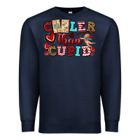 Navy cooler than cupid Premium Sweatshirt - OliviaCreatesArt