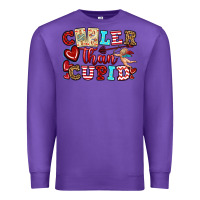 Purple cooler than cupid Premium Sweatshirt - OliviaCreatesArt
