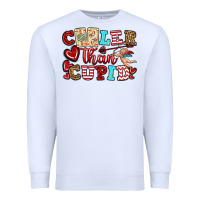 White cooler than cupid Premium Sweatshirt - OliviaCreatesArt
