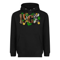 Black Western luck St. Patrick's Day Heavyweight Hoodie - CowGirlArtShop