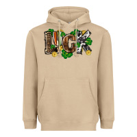 Mushroom Western luck St. Patrick's Day Heavyweight Hoodie - CowGirlArtShop