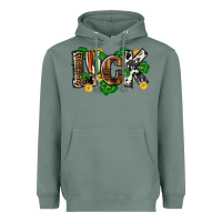 Sage Western luck St. Patrick's Day Heavyweight Hoodie - CowGirlArtShop