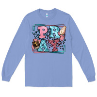 Colony Blue Pray leopard frame Long Sleeve Tee - LillyAllenDesigns