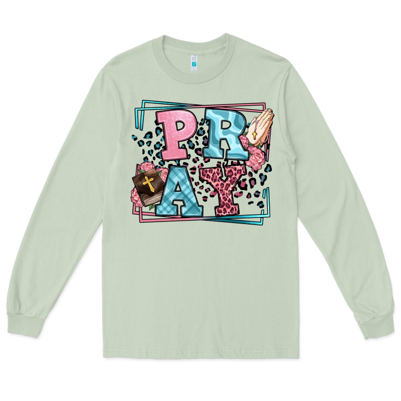 Pray Leopard Frame Long Sleeve Tee by LillyAllenDesigns | Teevron