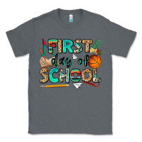Charcoal Heather first day of school Classic Tee - NancyCooperArtShop