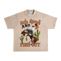 French Oak buck around and find out rodeo cowboy Urban Heavy Tee - MaliasSmallBusiness
