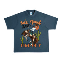 Buck Around And Find Out Rodeo Cowboy Urban Heavy Tee | Teevron