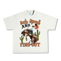 Pistachio buck around and find out rodeo cowboy Urban Heavy Tee - MaliasSmallBusiness